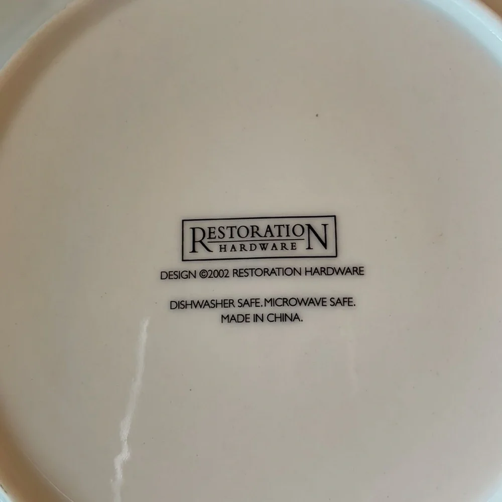 Restoration Hardware Roquefort Salad Plate